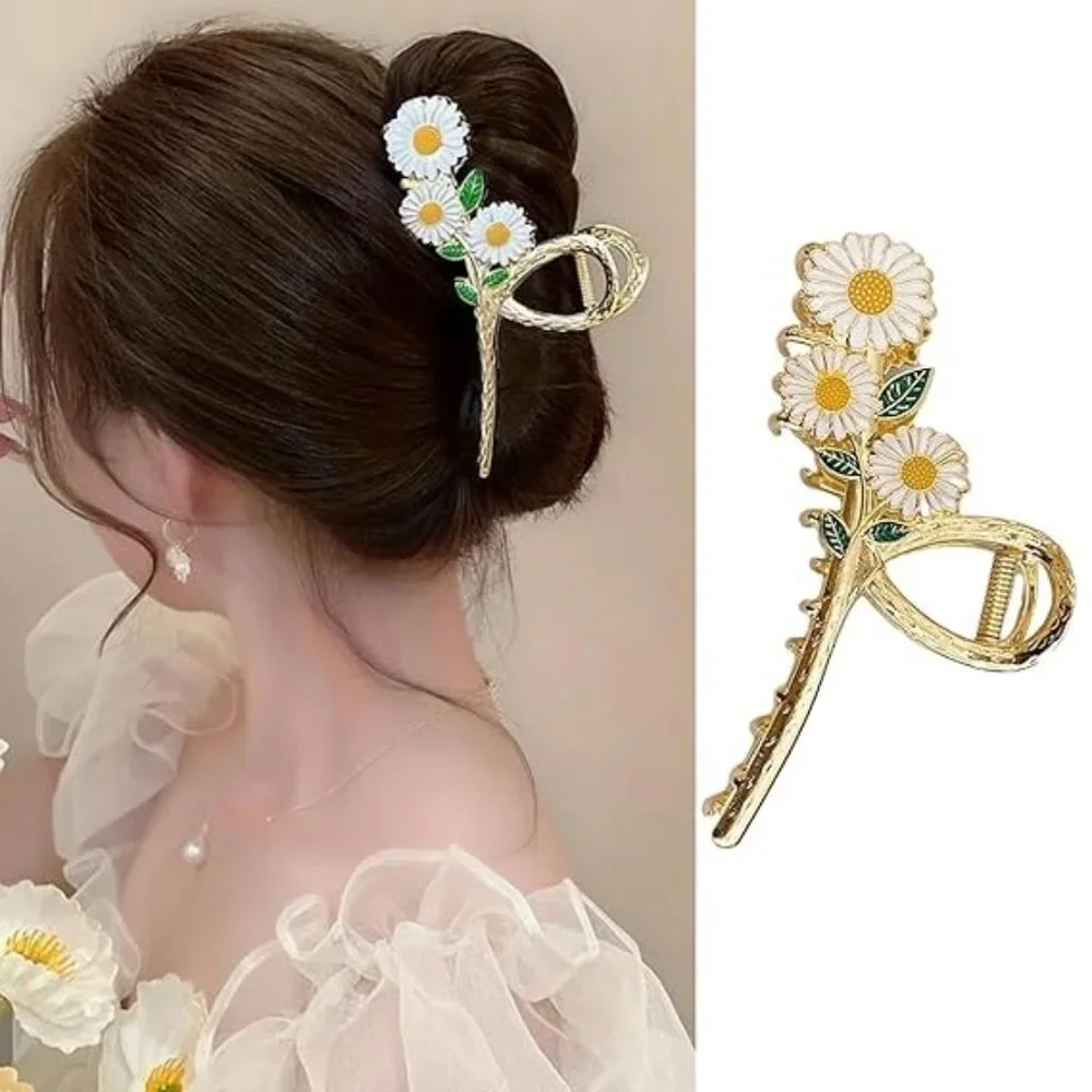 Flowers Hair Claw Clip